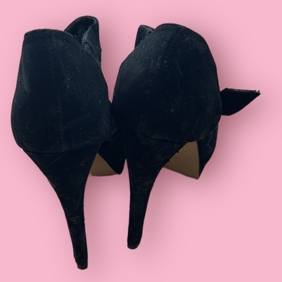 Rock Republic stiletto heels size 6 sexy faux suede pointed-toe shoes night out - Picture 4 of 8